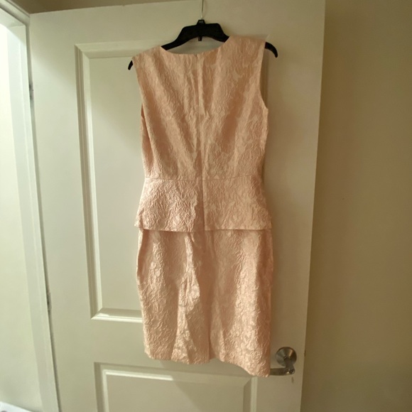 Gorgeous silk blend pink floral dress imported - Picture 1 of 5